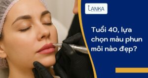 phun môi màu nào đẹp cho tuổi 40