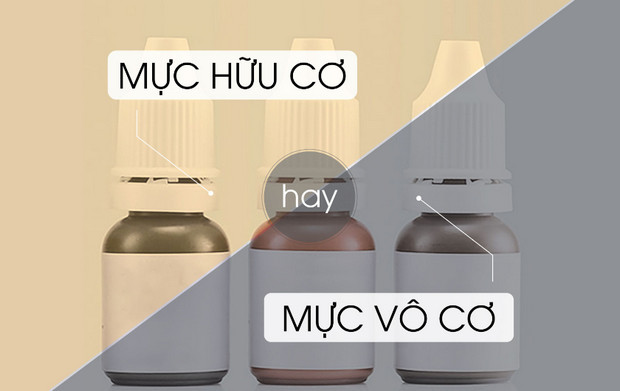 Sự khác nhau giữa mực xăm hữu cơ và vô cơ