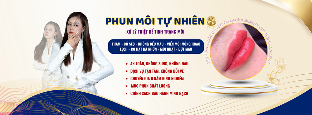 phun môi tự nhiên tại LANKA